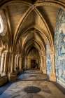 Courtyard area of the Porto Cathedral, Porto, Portugal. Art Print